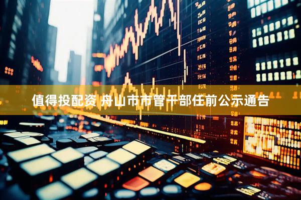 值得投配资 舟山市市管干部任前公示通告