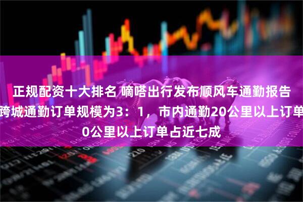 正规配资十大排名 嘀嗒出行发布顺风车通勤报告:市内及跨城通勤订单规模为3:1,市内通勤20公里以上订单占近七成
